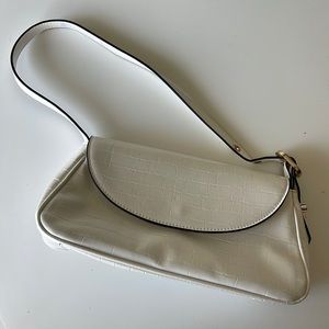 White Leather Topshop Purse